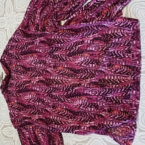 IMAN Mesh Knit Day Top Robe Open Front FALL Season Accessory Spandex Stretch - Picture 6 of 15